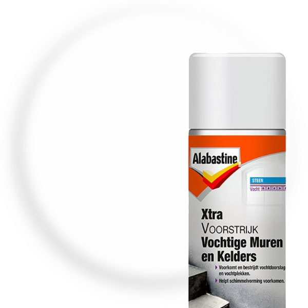 Alabastine Voorstrijk Spuitbussen Vochtige Muren 500ml Www Colorstore Nl